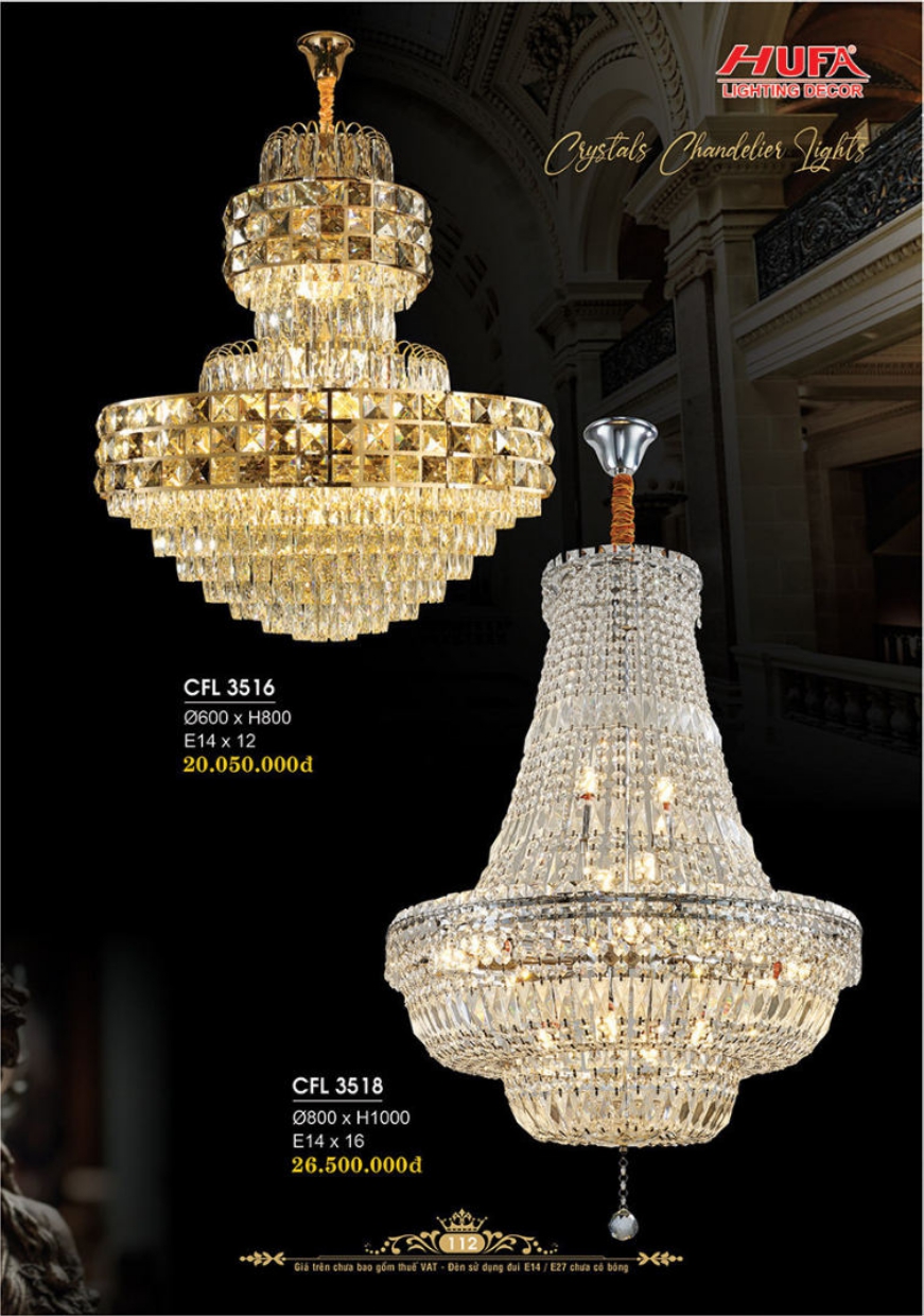 Bảng giá đèn trang trí HUFA